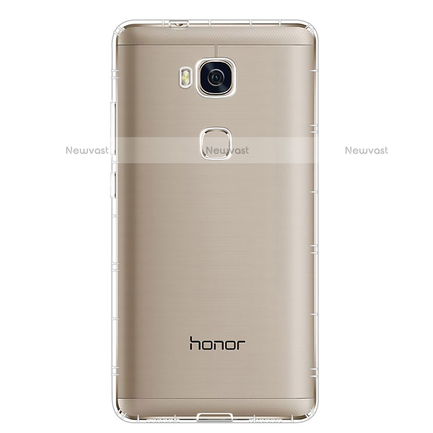 Ultra-thin Transparent TPU Soft Case T02 for Huawei Honor 5X Clear