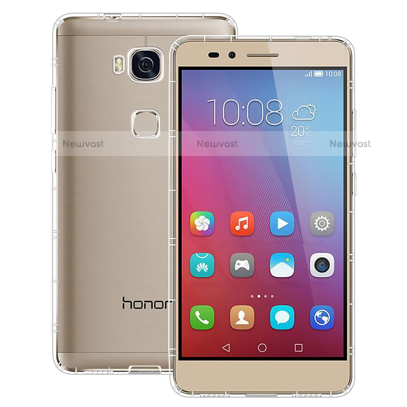 Ultra-thin Transparent TPU Soft Case T02 for Huawei Honor 5X Clear