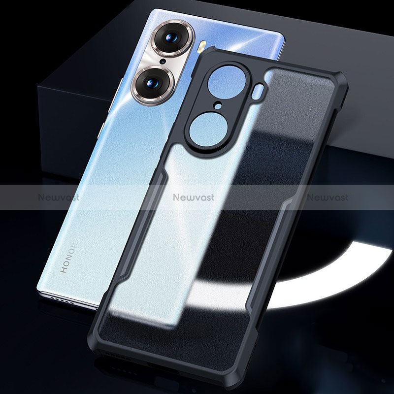 Ultra-thin Transparent TPU Soft Case T02 for Huawei Honor 60 Pro 5G Black