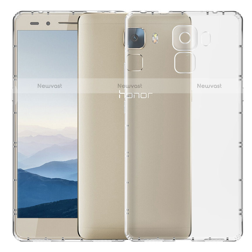 Ultra-thin Transparent TPU Soft Case T02 for Huawei Honor 7 Clear