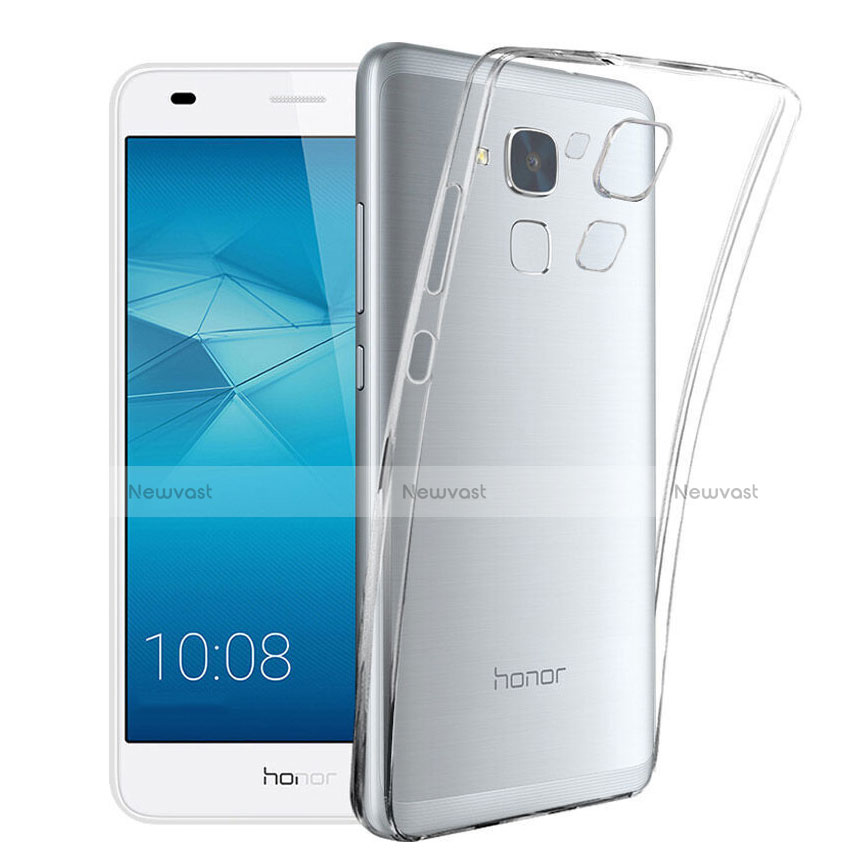 Ultra-thin Transparent TPU Soft Case T02 for Huawei Honor 7 Lite Clear