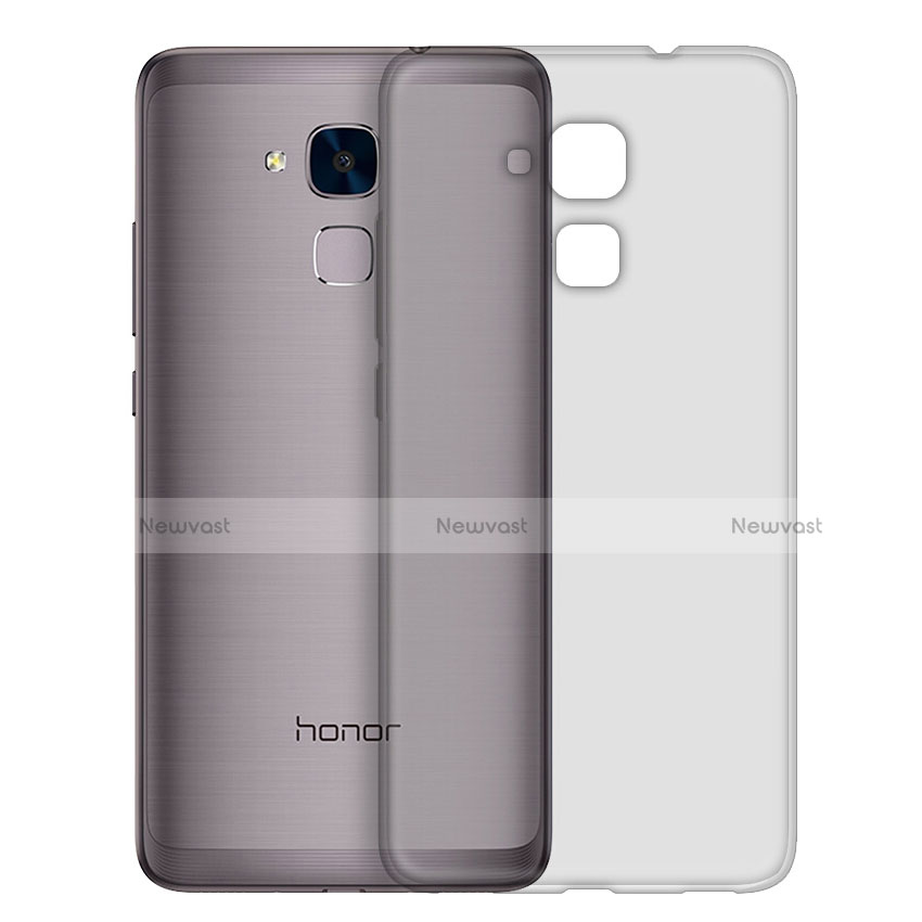 Ultra-thin Transparent TPU Soft Case T02 for Huawei Honor 7 Lite Gray