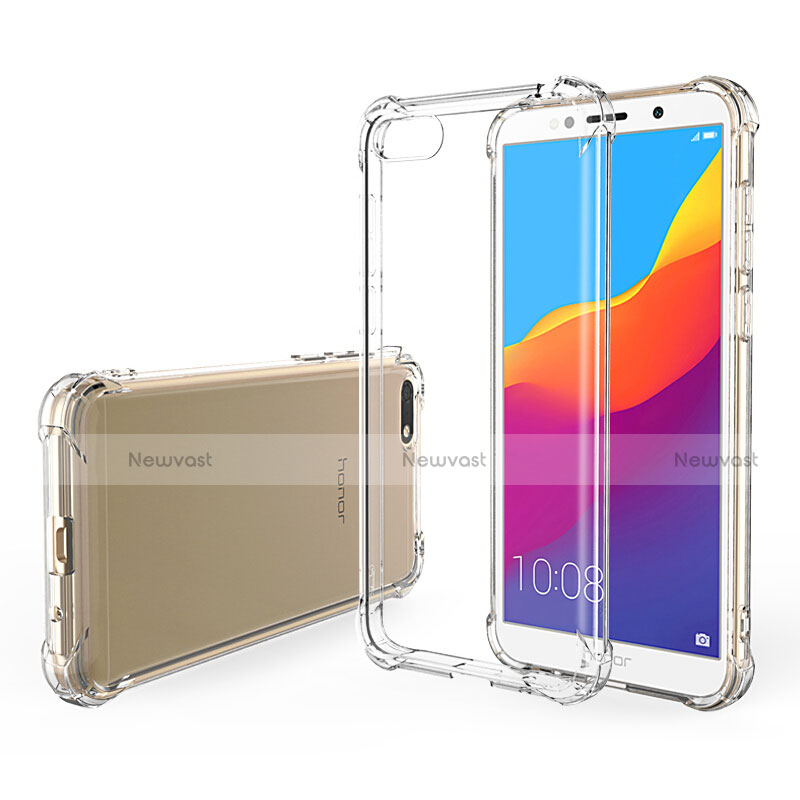 Ultra-thin Transparent TPU Soft Case T02 for Huawei Honor 7S Clear