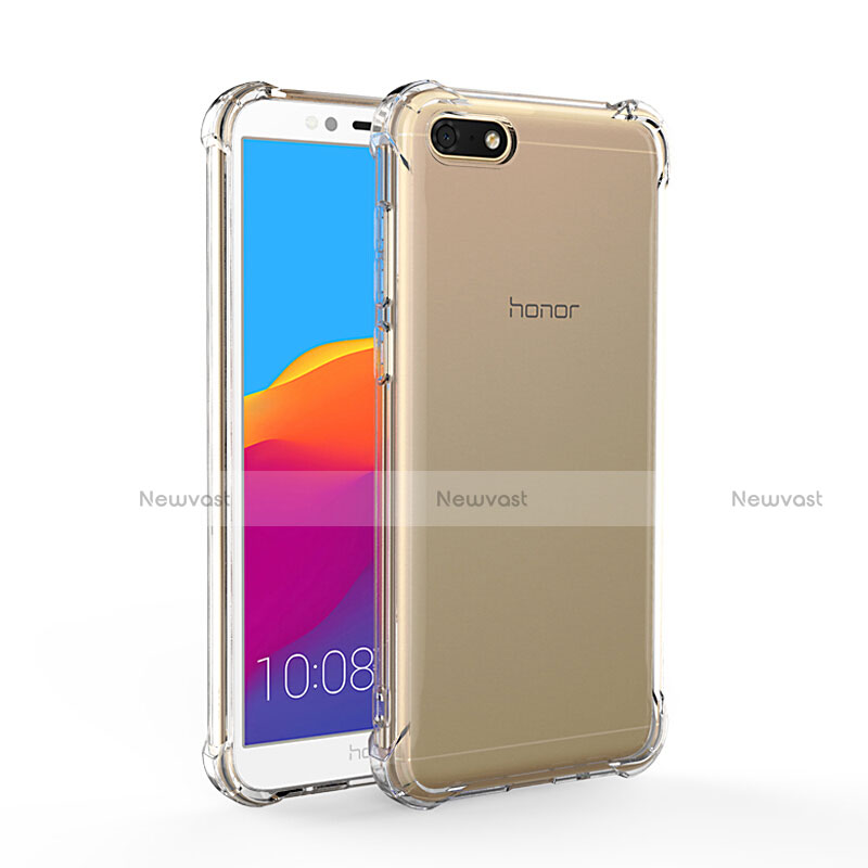 Ultra-thin Transparent TPU Soft Case T02 for Huawei Honor 7S Clear