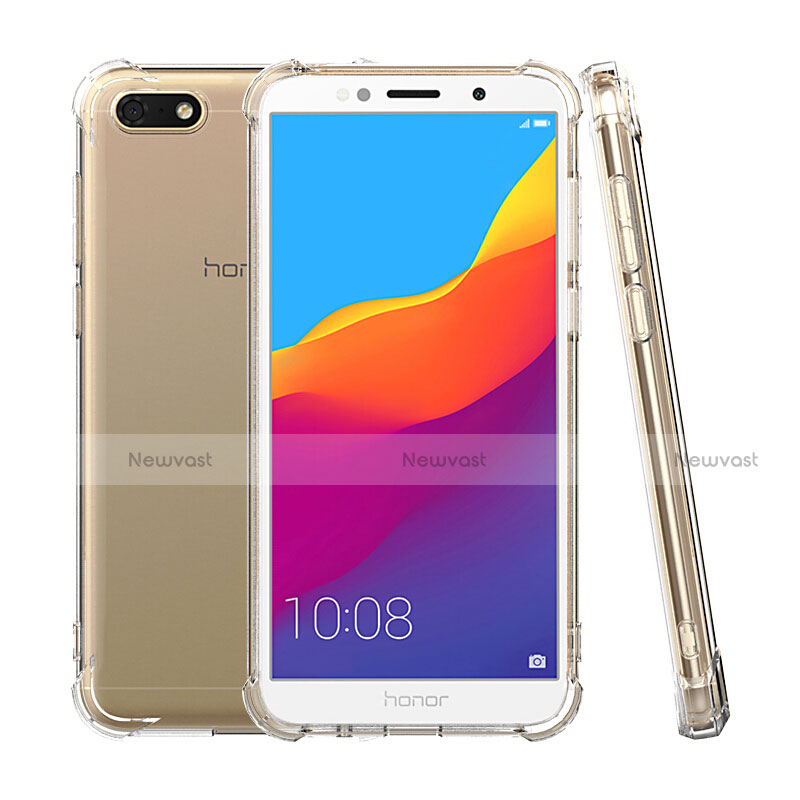 Ultra-thin Transparent TPU Soft Case T02 for Huawei Honor 7S Clear