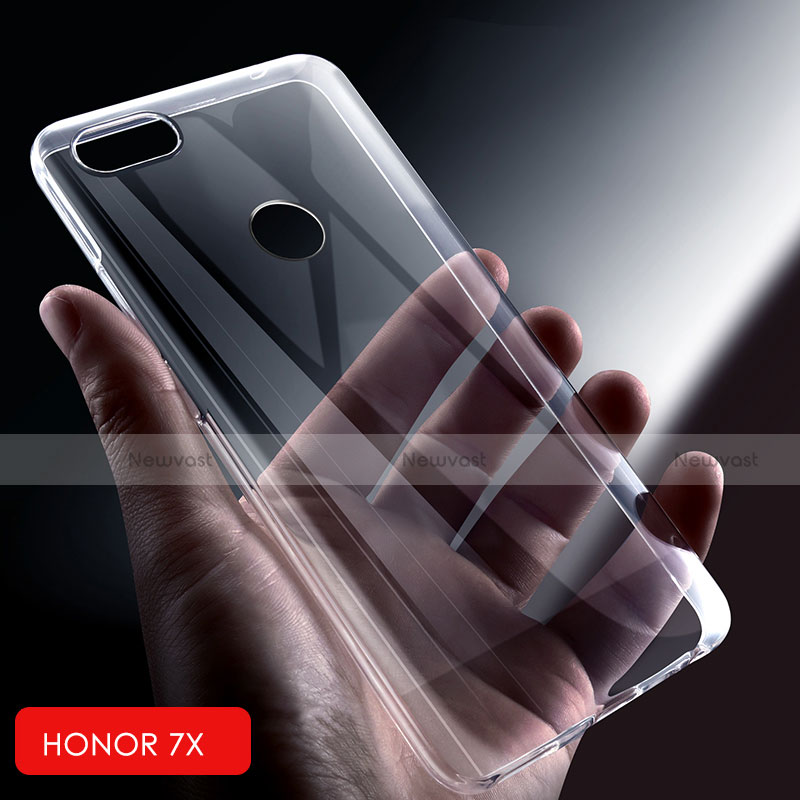 Ultra-thin Transparent TPU Soft Case T02 for Huawei Honor 7X Clear