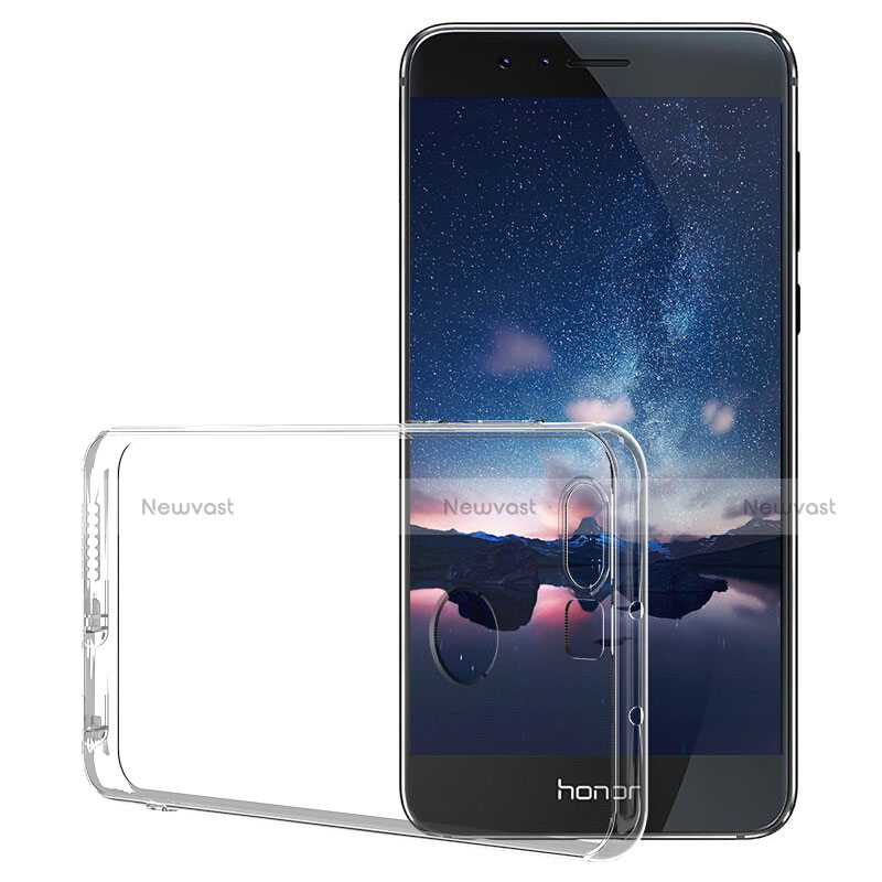 Ultra-thin Transparent TPU Soft Case T02 for Huawei Honor 8 Clear