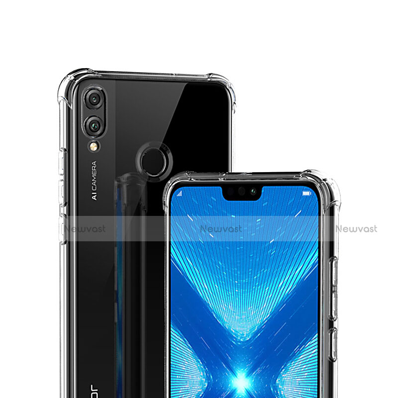 Ultra-thin Transparent TPU Soft Case T02 for Huawei Honor 8X Clear