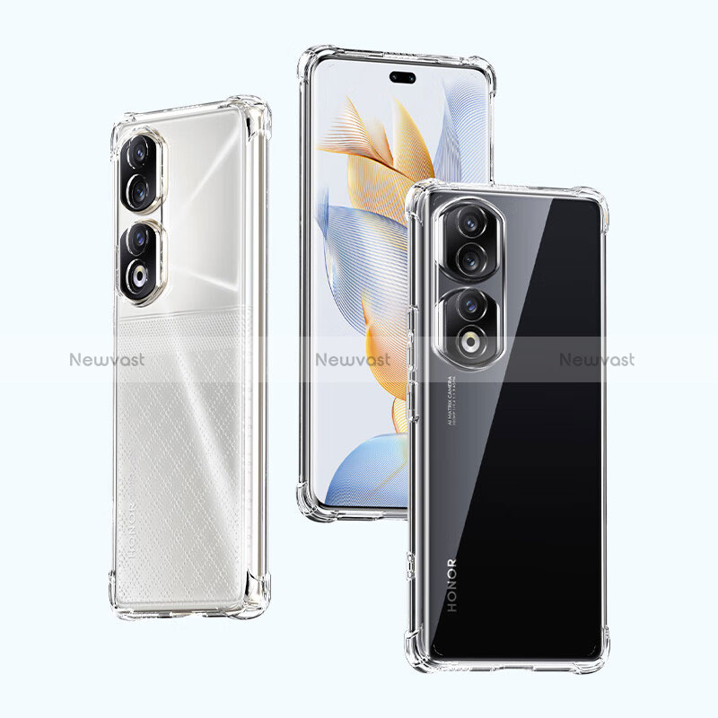 Ultra-thin Transparent TPU Soft Case T02 for Huawei Honor 90 Pro 5G Clear