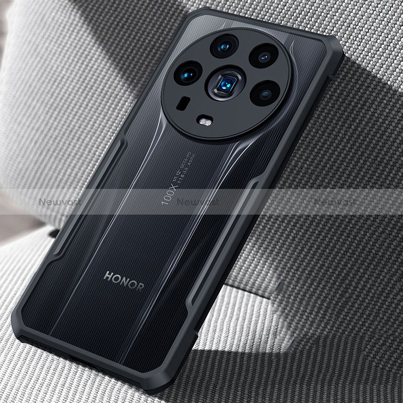 Ultra-thin Transparent TPU Soft Case T02 for Huawei Honor Magic4 Ultimate 5G Black