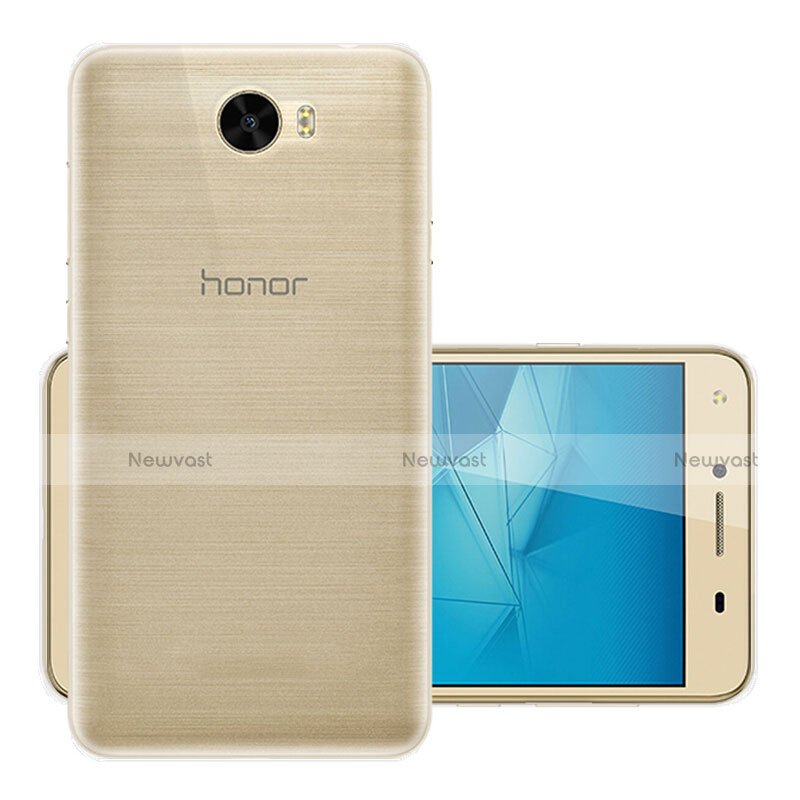 Ultra-thin Transparent TPU Soft Case T02 for Huawei Honor Play 5 Clear