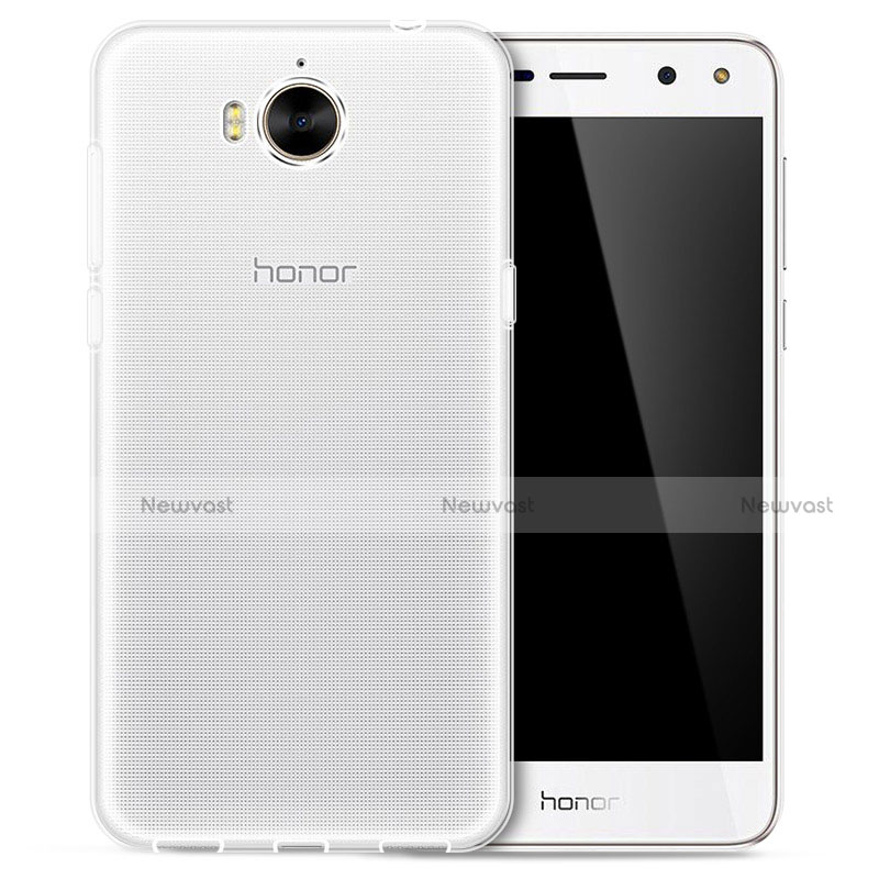 Ultra-thin Transparent TPU Soft Case T02 for Huawei Honor Play 6 Clear