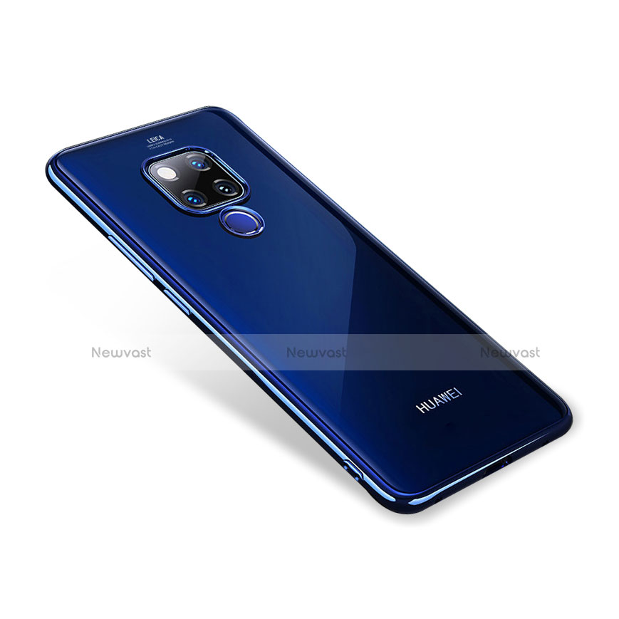 Ultra-thin Transparent TPU Soft Case T02 for Huawei Mate 20 Blue