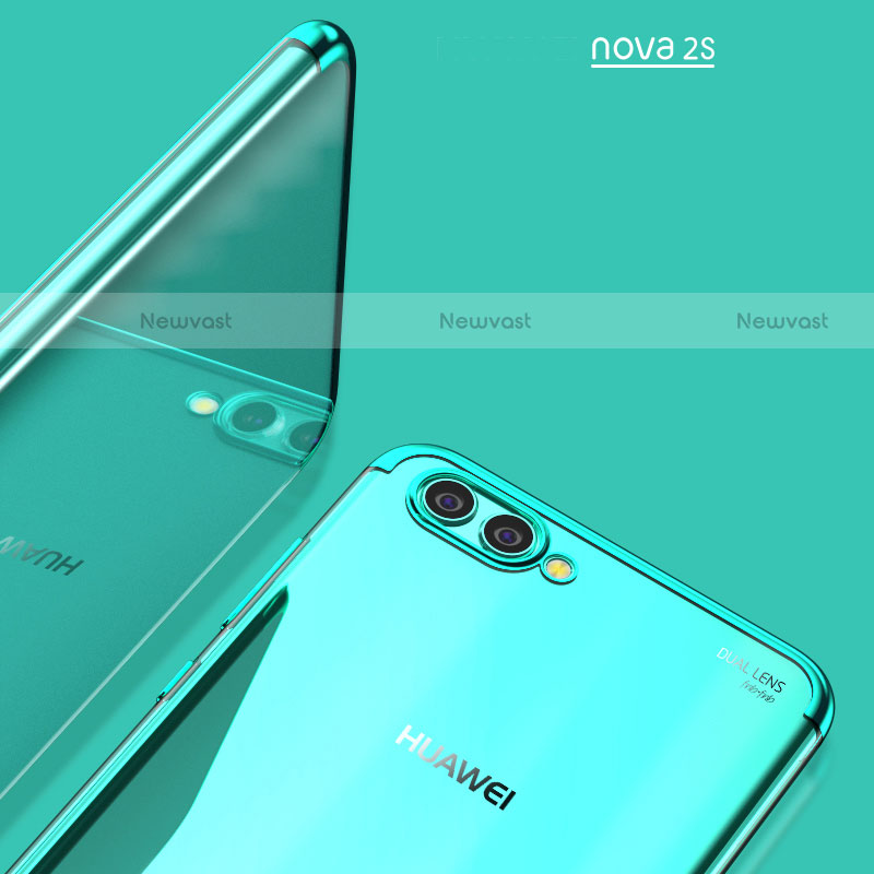 Ultra-thin Transparent TPU Soft Case T02 for Huawei Nova 2S Blue