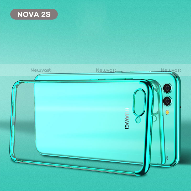 Ultra-thin Transparent TPU Soft Case T02 for Huawei Nova 2S Blue