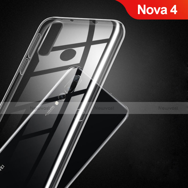 Ultra-thin Transparent TPU Soft Case T02 for Huawei Nova 4 Clear