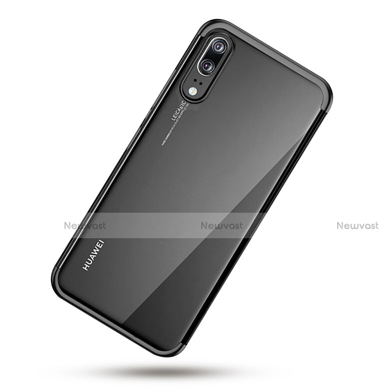 Ultra-thin Transparent TPU Soft Case T02 for Huawei P20 Black