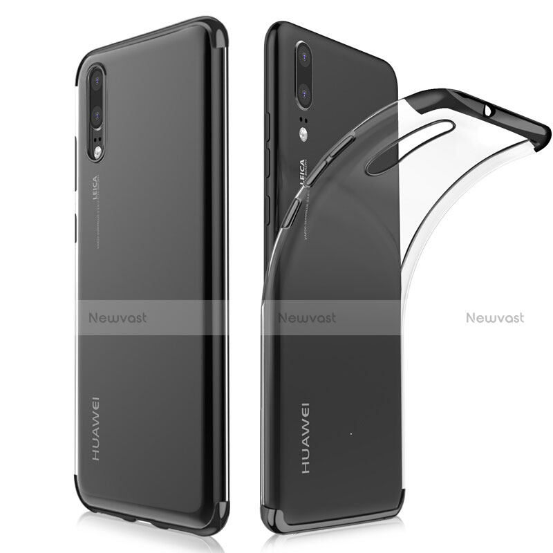 Ultra-thin Transparent TPU Soft Case T02 for Huawei P20 Black