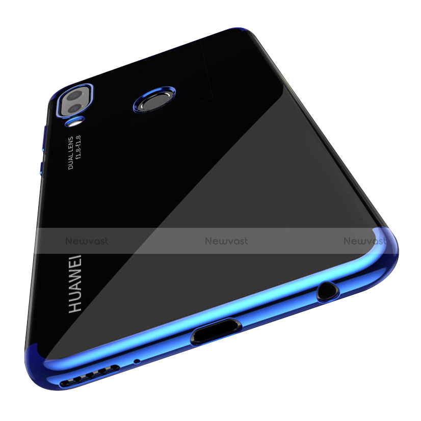 Ultra-thin Transparent TPU Soft Case T02 for Huawei P20 Lite Blue