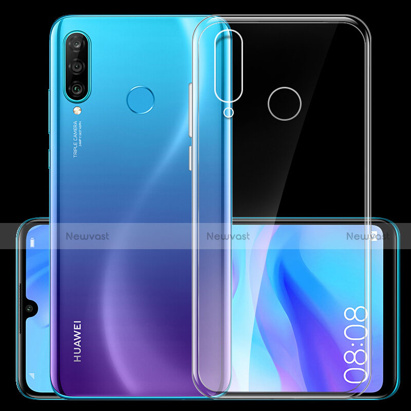 Ultra-thin Transparent TPU Soft Case T02 for Huawei P30 Lite Clear