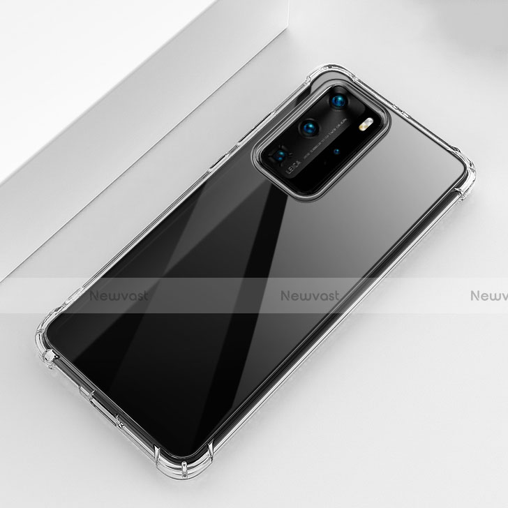 Ultra-thin Transparent TPU Soft Case T02 for Huawei P40 Pro Clear