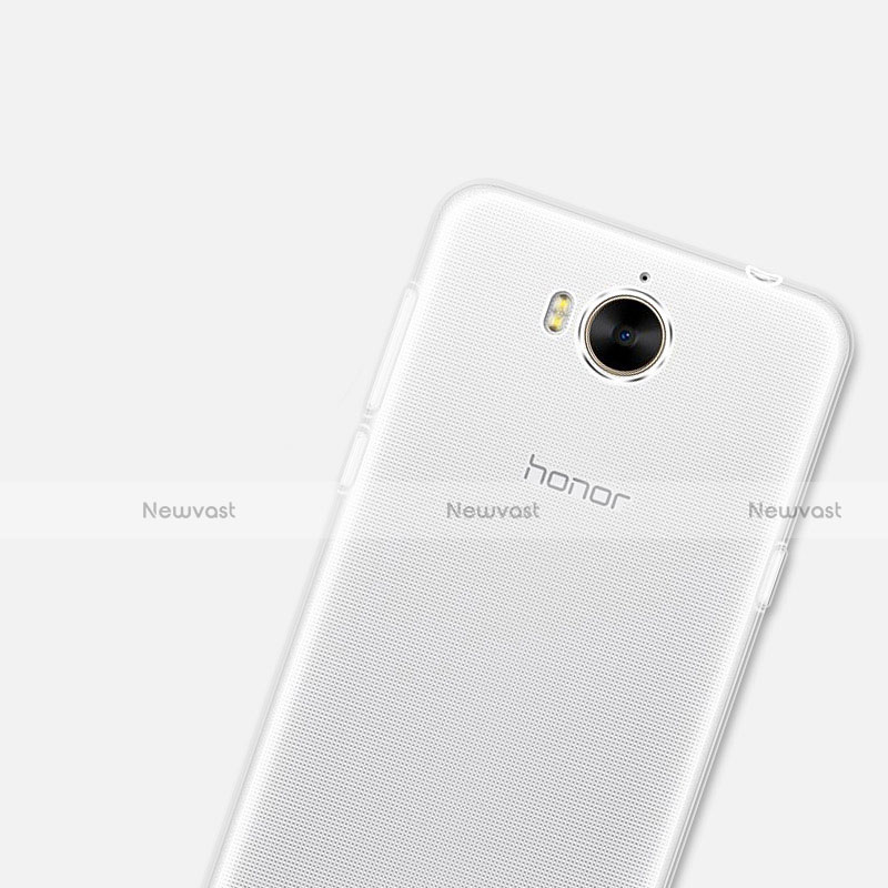 Ultra-thin Transparent TPU Soft Case T02 for Huawei Y5 (2017) Clear