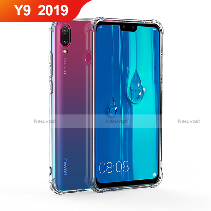 Ultra-thin Transparent TPU Soft Case T02 for Huawei Y9 (2019) Clear