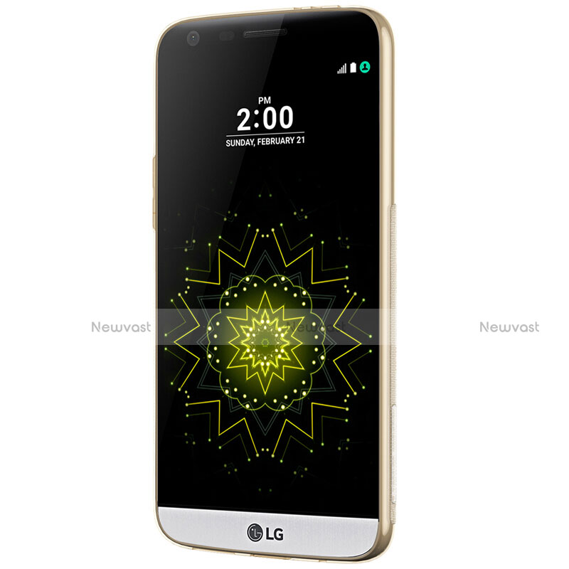 Ultra-thin Transparent TPU Soft Case T02 for LG G5 Gold