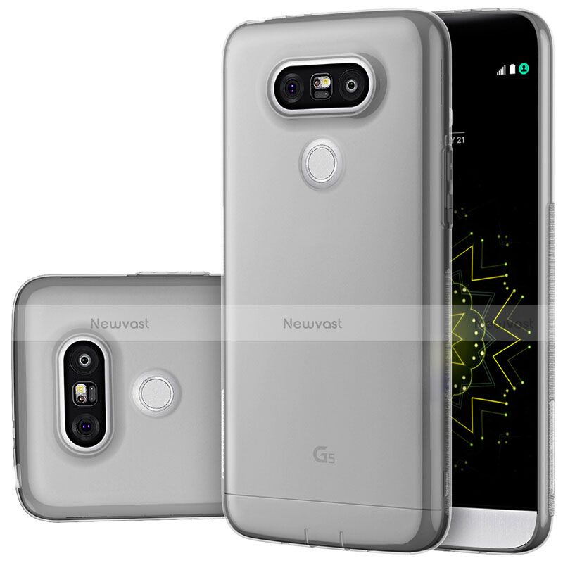 Ultra-thin Transparent TPU Soft Case T02 for LG G5 Gray