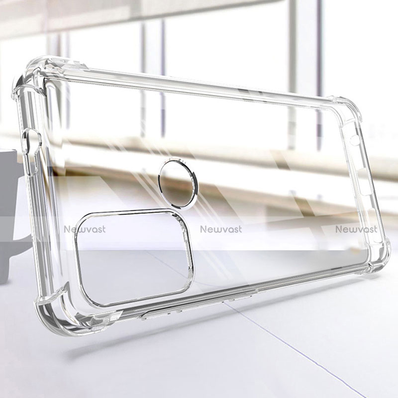 Ultra-thin Transparent TPU Soft Case T02 for Motorola Moto G40 Fusion Clear