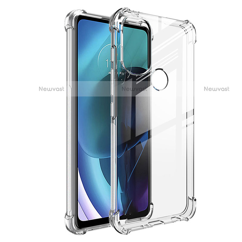 Ultra-thin Transparent TPU Soft Case T02 for Motorola Moto G51 5G Clear