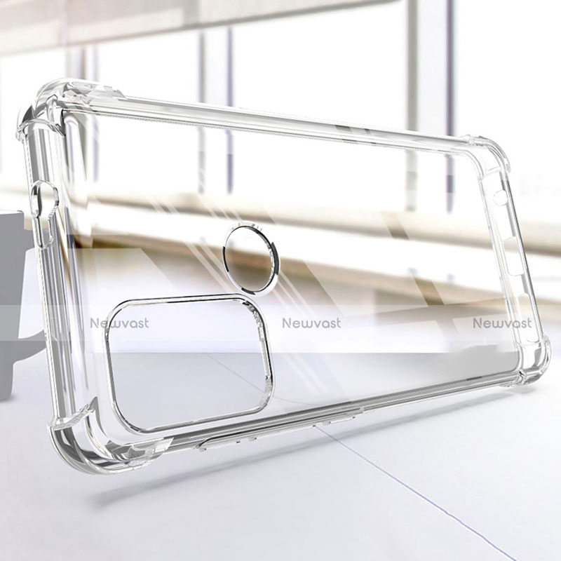 Ultra-thin Transparent TPU Soft Case T02 for Motorola Moto G60s Clear