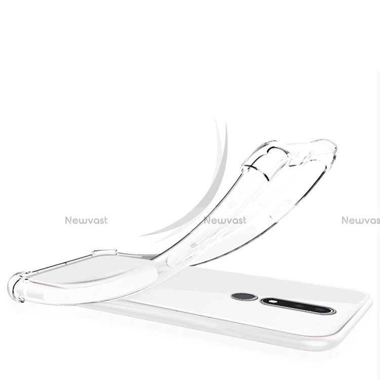 Ultra-thin Transparent TPU Soft Case T02 for Nokia 3.1 Plus Clear