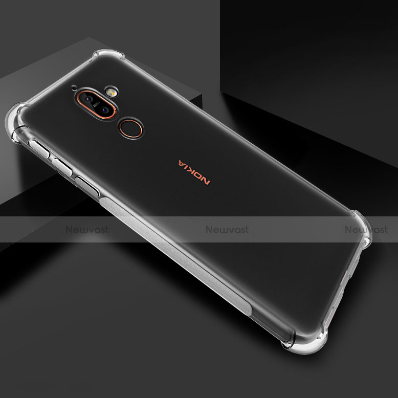 Ultra-thin Transparent TPU Soft Case T02 for Nokia 7 Plus Clear