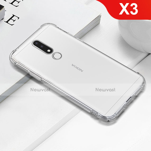 Ultra-thin Transparent TPU Soft Case T02 for Nokia X3 Clear
