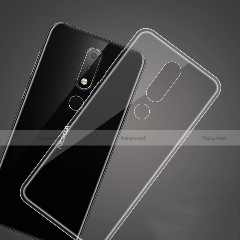 Ultra-thin Transparent TPU Soft Case T02 for Nokia X5 Clear