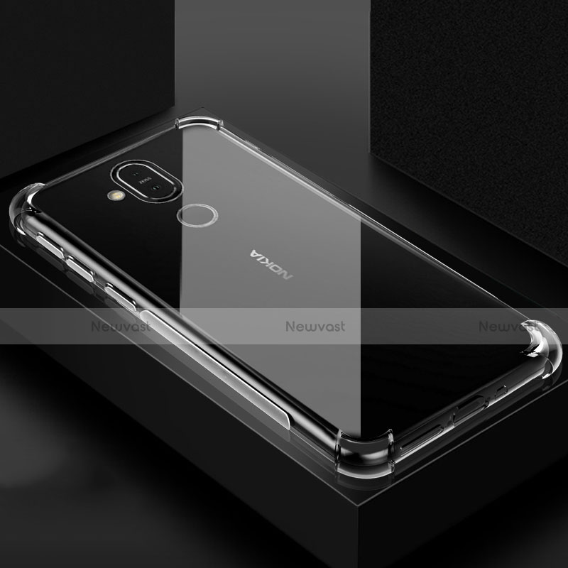 Ultra-thin Transparent TPU Soft Case T02 for Nokia X7 Clear