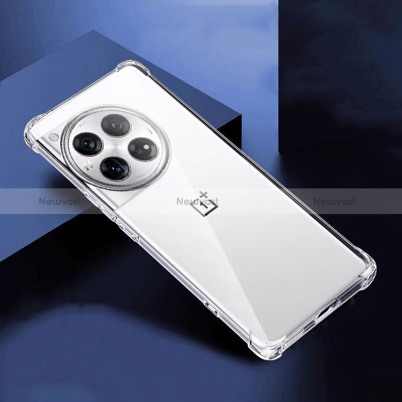 Ultra-thin Transparent TPU Soft Case T02 for OnePlus 12 5G Clear