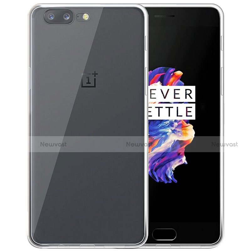 Ultra-thin Transparent TPU Soft Case T02 for OnePlus 5 Clear