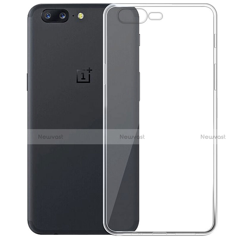 Ultra-thin Transparent TPU Soft Case T02 for OnePlus 5 Clear