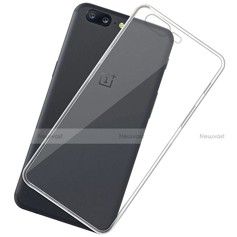 Ultra-thin Transparent TPU Soft Case T02 for OnePlus 5 Clear