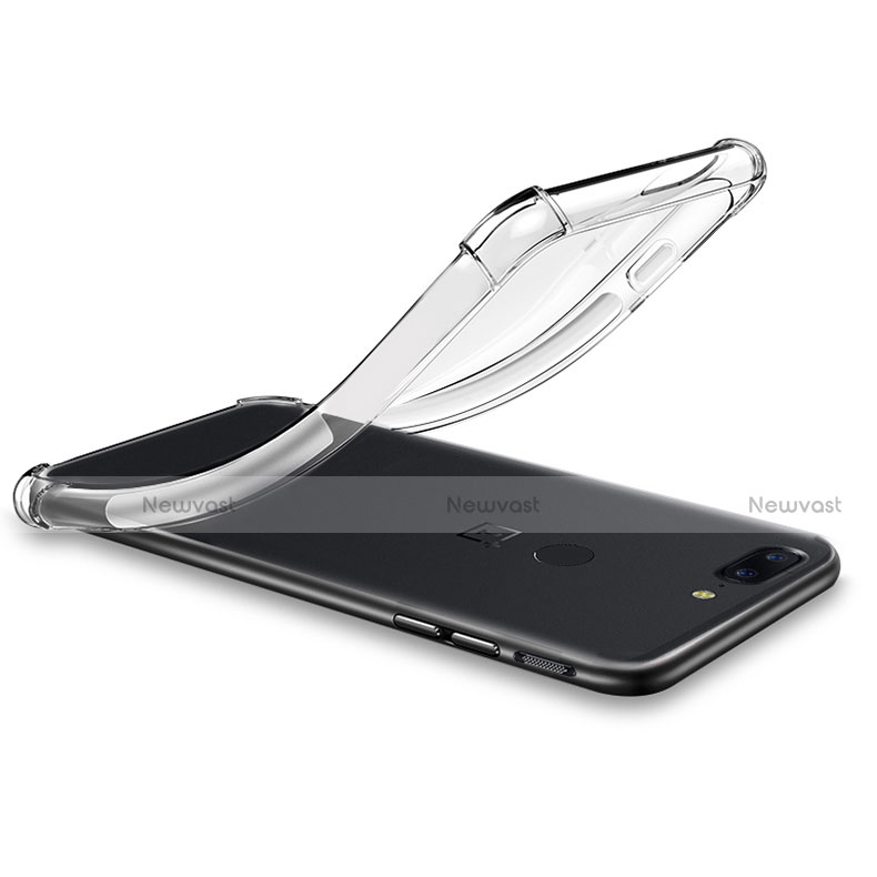 Ultra-thin Transparent TPU Soft Case T02 for OnePlus 5T A5010 Clear