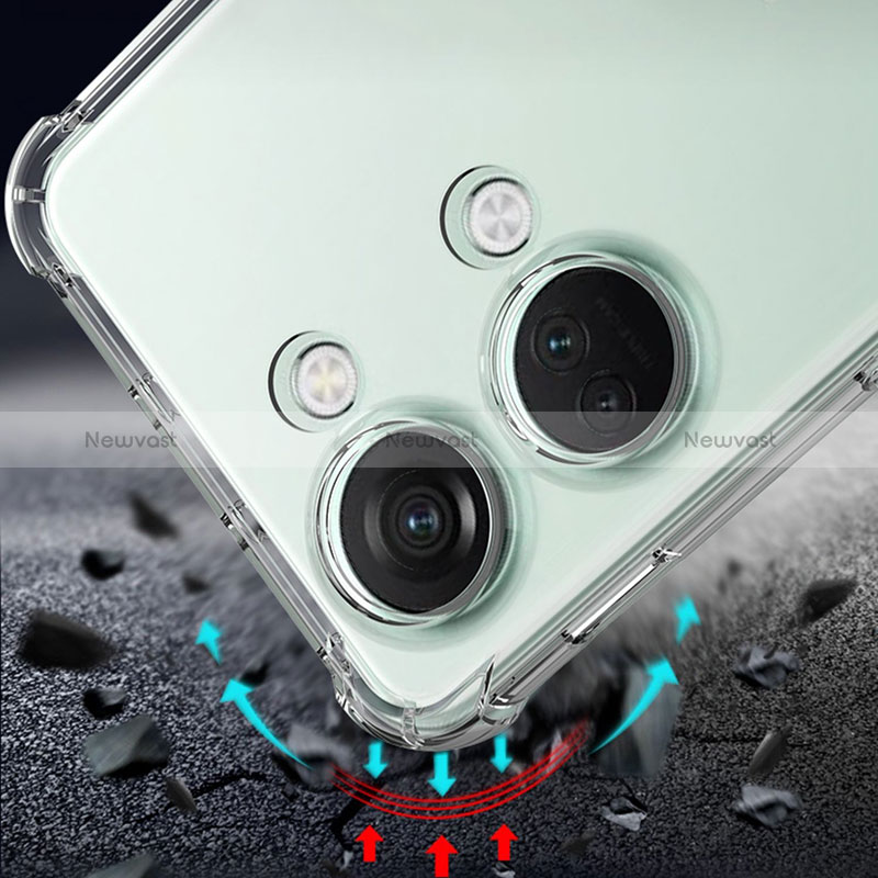 Ultra-thin Transparent TPU Soft Case T02 for OnePlus Ace 2V 5G Clear