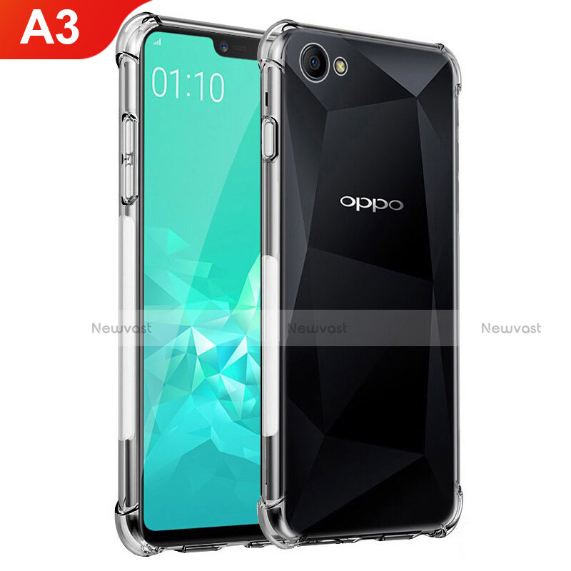 Ultra-thin Transparent TPU Soft Case T02 for Oppo A3 Clear