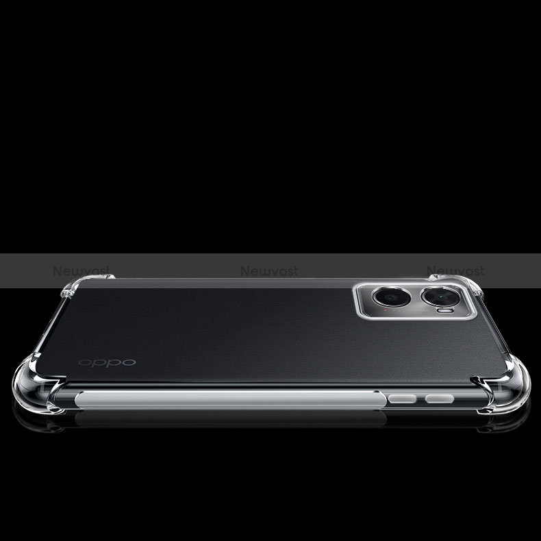 Ultra-thin Transparent TPU Soft Case T02 for Oppo A96 4G Clear