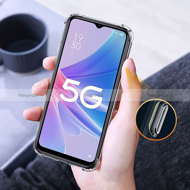 Ultra-thin Transparent TPU Soft Case T02 for Oppo A97 5G Clear