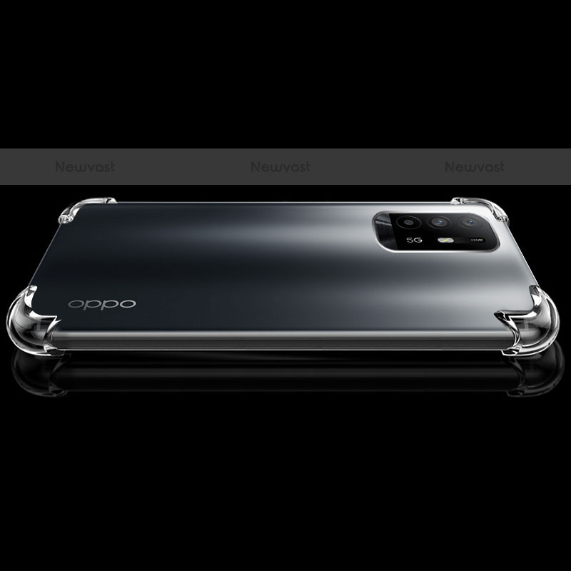 Ultra-thin Transparent TPU Soft Case T02 for Oppo F19 Pro+ Plus 5G Clear