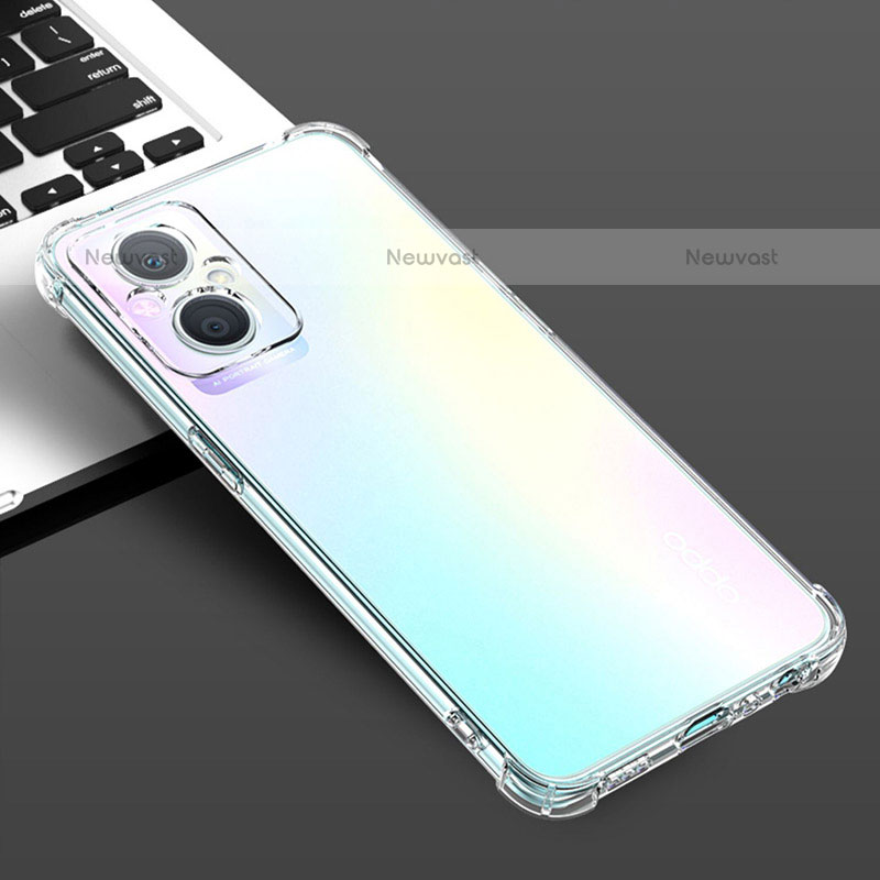 Ultra-thin Transparent TPU Soft Case T02 for Oppo F21 Pro 5G Clear