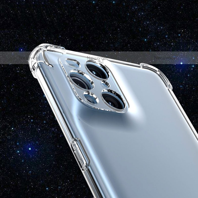 Ultra-thin Transparent TPU Soft Case T02 for Oppo Find X3 Pro 5G Clear