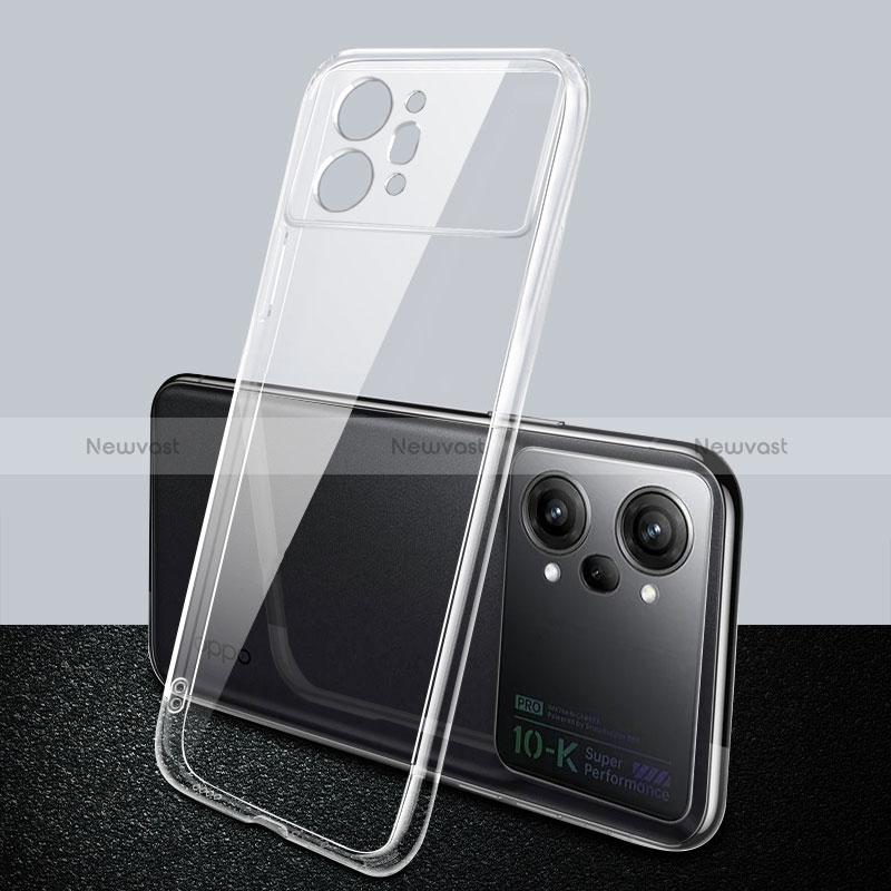 Ultra-thin Transparent TPU Soft Case T02 for Oppo K10 Pro 5G Clear